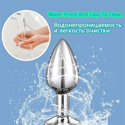 Sexy Fox Anal Plug Tail Anal Toys for Women Adult Sex Product Men Butt Plug Stainles Steel Anal Plug Cosplay Sex Toys for Couple