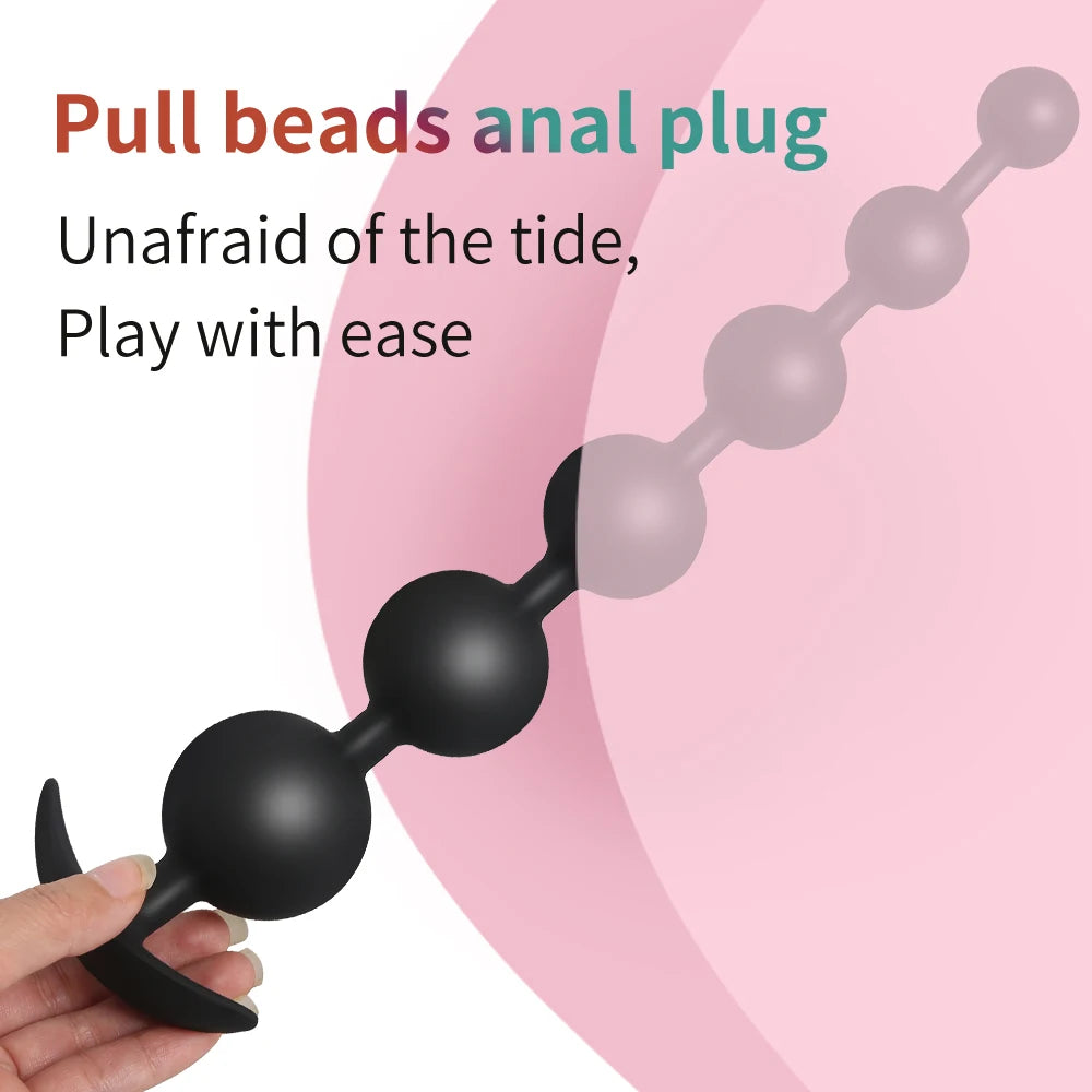 3/4/5/6 Anal Beads Sex Anal Toys Silicone Anal Balls Sex Toys for Adults 18 Big Butt Plug Anus Dilator Anal Plug but Plug Sextoy